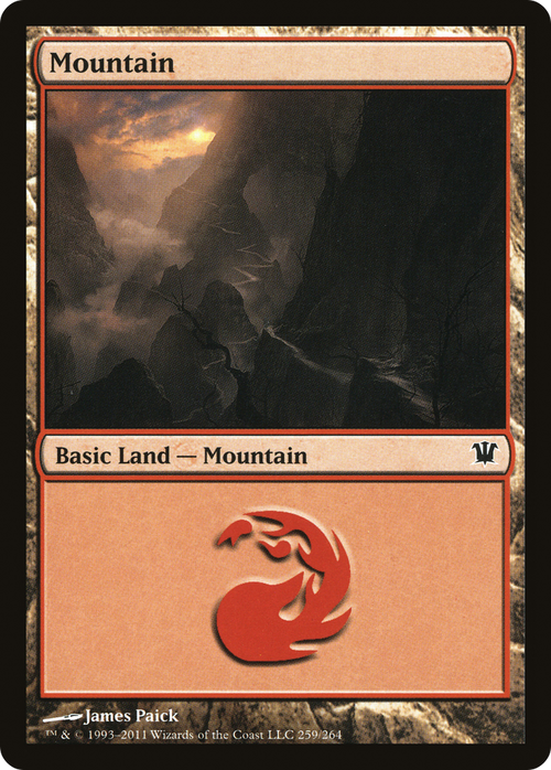 Mountain (259) (ISD-259) - Innistrad Foil