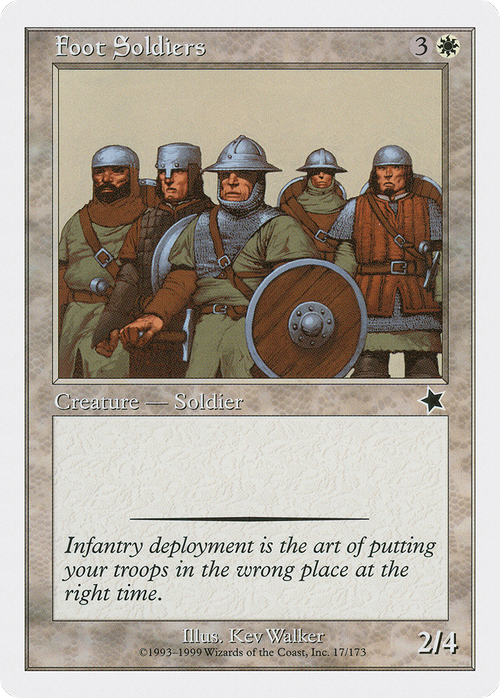 Foot Soldiers (S99-017) - Starter 1999