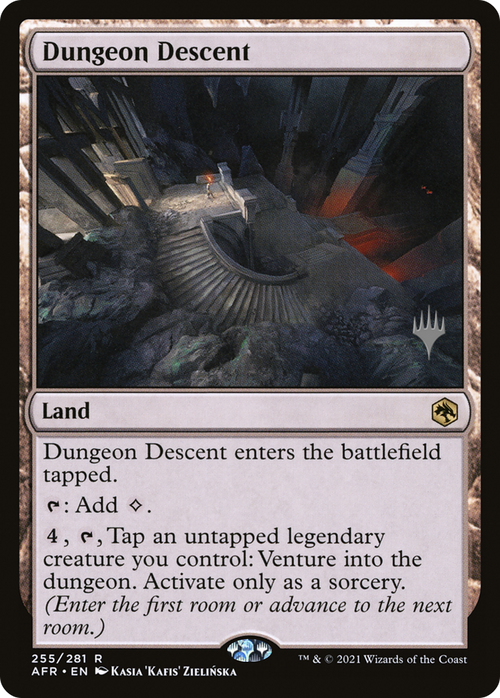 Dungeon Descent (PPAFR-255P) - Adventures in the Forgotten Realms Promos