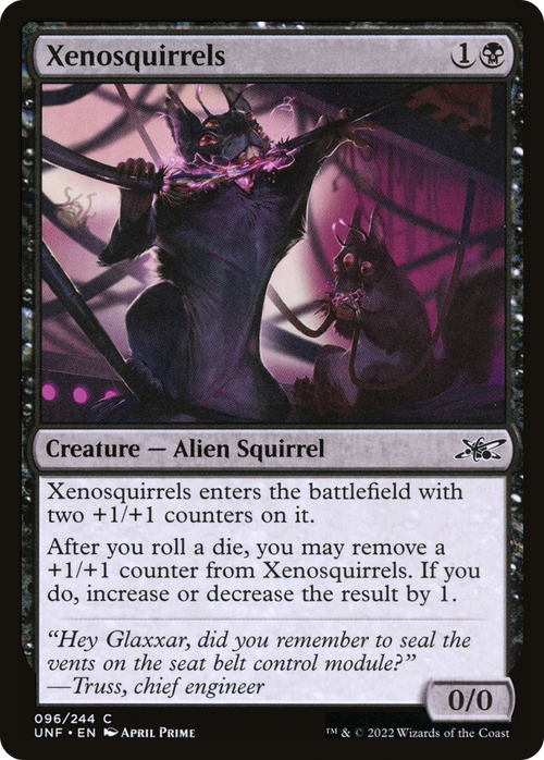 Xenosquirrels (UNF-096) - Unfinity Foil