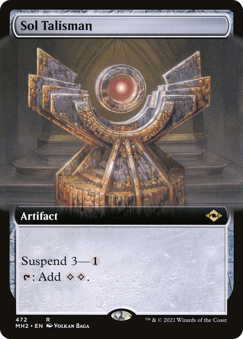 Sol Talisman (Extended Art) (MH2-472) - Modern Horizons 2: (Extended Art) Foil