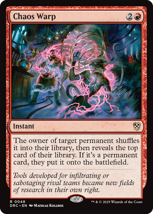 Chaos Warp (DRC-048) - Commander: Aetherdrift