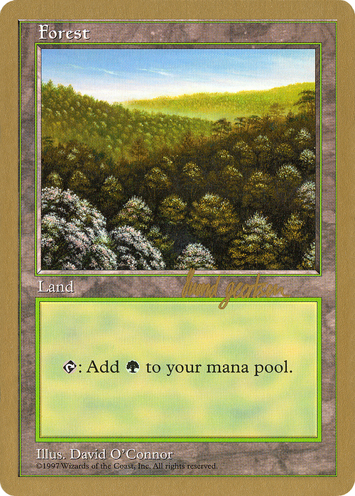Forest (417) - 1997 Svend Geertsen (5ED) (WCD-) - World Championship Decks 1997