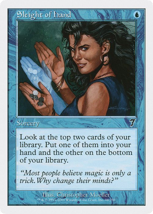 Sleight of Hand (7ED-098) - 7th Edition Foil