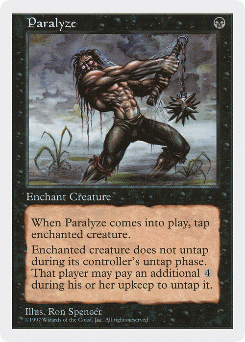 Paralyze (5ED-185) - Fifth Edition