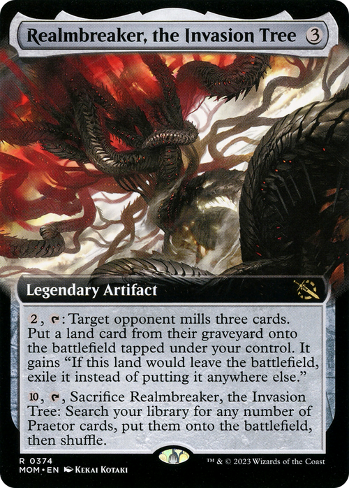 Realmbreaker, the Invasion Tree (Extended Art) (MOM-374) - March of the Machine: (Extended Art)