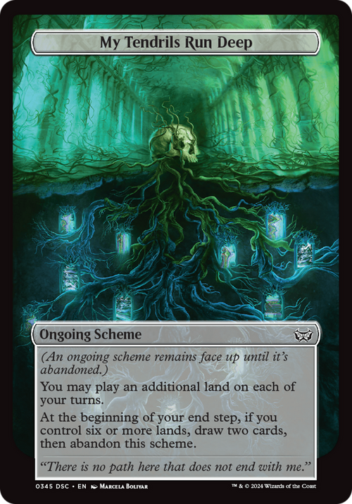 My Tendrils Run Deep (Full Art) (A:DSC-345) - Duskmourn: House of Horror Commander
