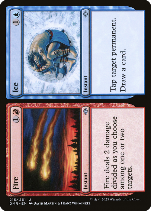 Fire // Ice (DMR-215) - Dominaria Remastered Foil