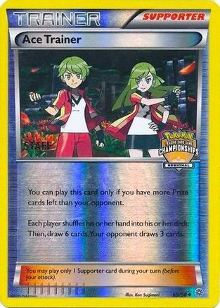 Ace Trainer - 69/98 (Regional Championships) [Staff]/98  - Reverse Holofoil League & Championship Cards - Promo