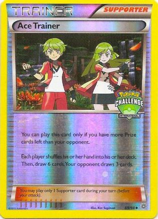 Ace Trainer - 69/98 (International Challenge) [Staff]/98  - Reverse Holofoil League & Championship Cards - Promo