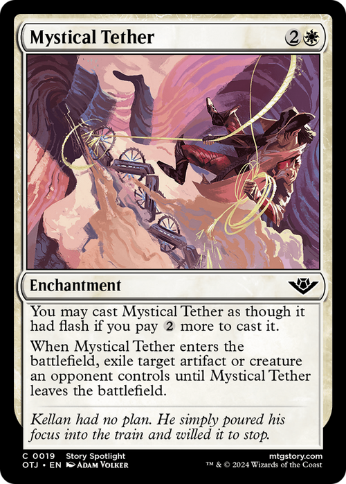 Mystical Tether (OTJ-019) - Outlaws of Thunder Junction Foil