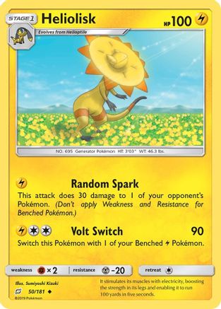Heliolisk 050  SM  Team Up - Uncommon