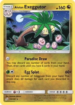 Alolan Exeggutor (115) (115) 115  SM  Team Up - Rare