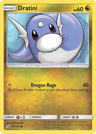 Dratini (116) (116) 116  - Reverse Holofoil SM  Team Up - Common