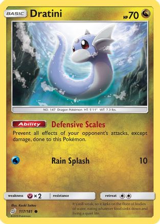 Dratini (117) (117) 117  - Reverse Holofoil SM  Team Up - Common