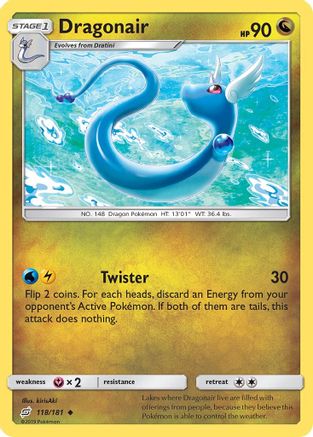 Dragonair 118  - Reverse Holofoil SM  Team Up - Uncommon