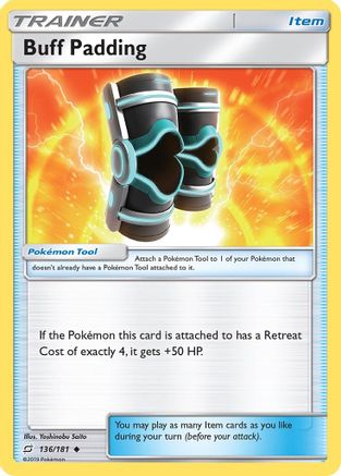 Buff Padding/181  SM  Team Up - Uncommon