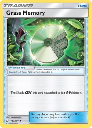 Grass Memory  - Reverse Holofoil SM  Team Up - Uncommon