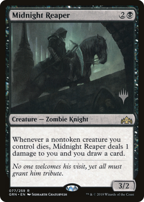 Midnight Reaper (PPELD-77P) - Guilds of Ravnica Promos