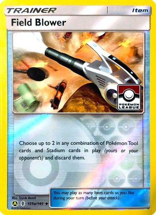 Field Blower (Pokemon League) 125a/145  - Reverse Holofoil League & Championship Cards - Promo