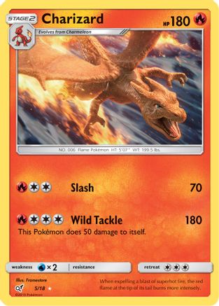 Charizard 005  - Holofoil Detective Pikachu - Holo Rare