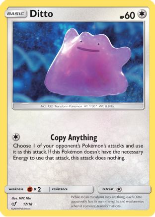 Ditto 017  - Holofoil Detective Pikachu - Holo Rare
