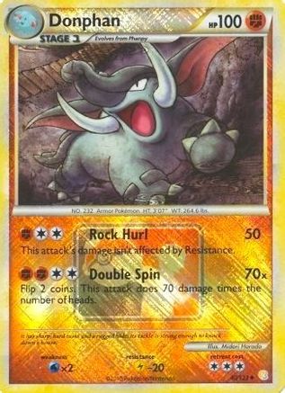 Donphan (League Promo) 040/123  - Reverse Holofoil League & Championship Cards - Promo