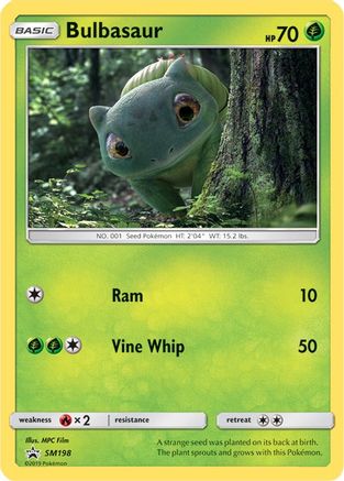 Bulbasaur (In-Store Event Promo) SM198  - Holofoil SM Promos - Promo