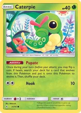 Caterpie 002  SM  Unbroken Bonds - Common