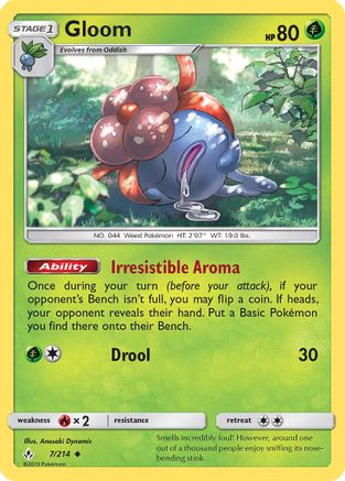Gloom 007  SM  Unbroken Bonds - Uncommon