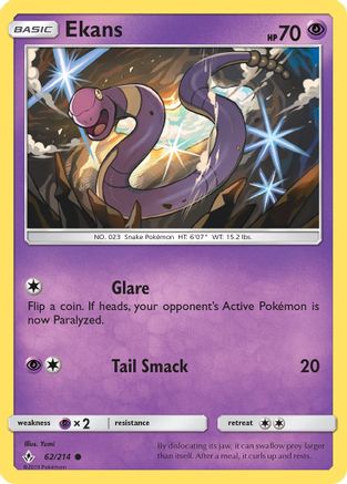 Ekans 062  SM  Unbroken Bonds - Common