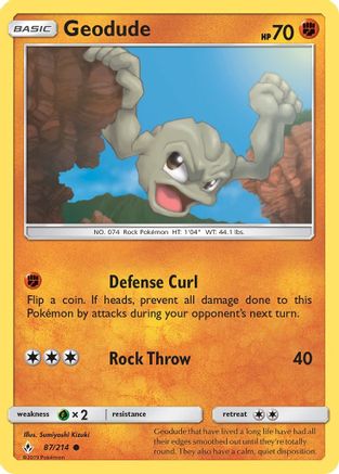 Geodude/214  SM  Unbroken Bonds - Common