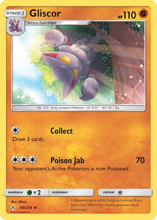 Gliscor  SM  Unbroken Bonds - Uncommon