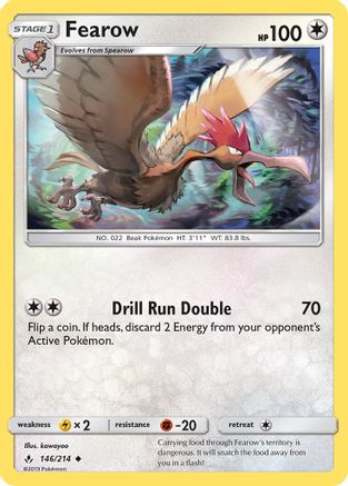Fearow  SM  Unbroken Bonds - Uncommon