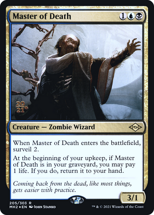Master of Death (PRE-205S) - Modern Horizons 2 Promos Foil