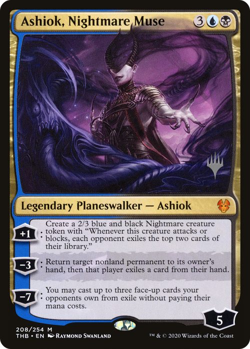 Ashiok, Nightmare Muse (PPTHB-208P) - Theros Beyond Death Promos