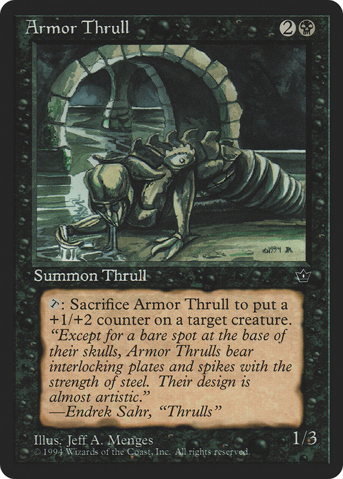 Armor Thrull (Menges) (FEM-) - Fallen Empires