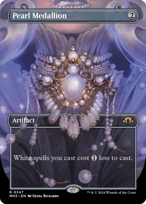 Pearl Medallion (Borderless) (MH3-347) - Modern Horizons 3 Foil