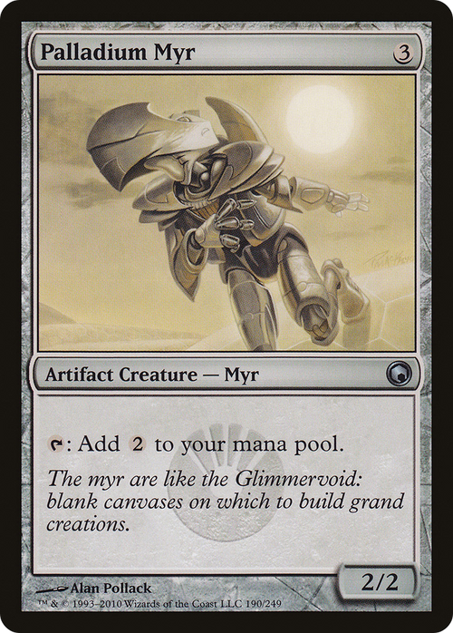 Palladium Myr (SOM-190) - Scars of Mirrodin