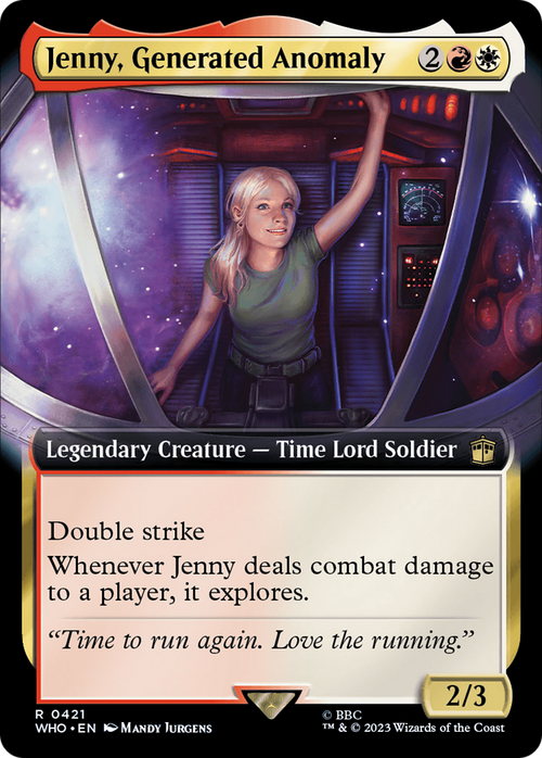 Jenny, Generated Anomaly (Extended Art) (WHO-421) - Doctor Who: (Extended Art)