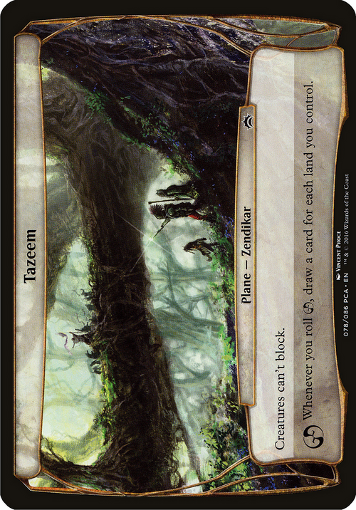 Tazeem (Planechase Anthology) (OVER-078) - Planechase Anthology Planes