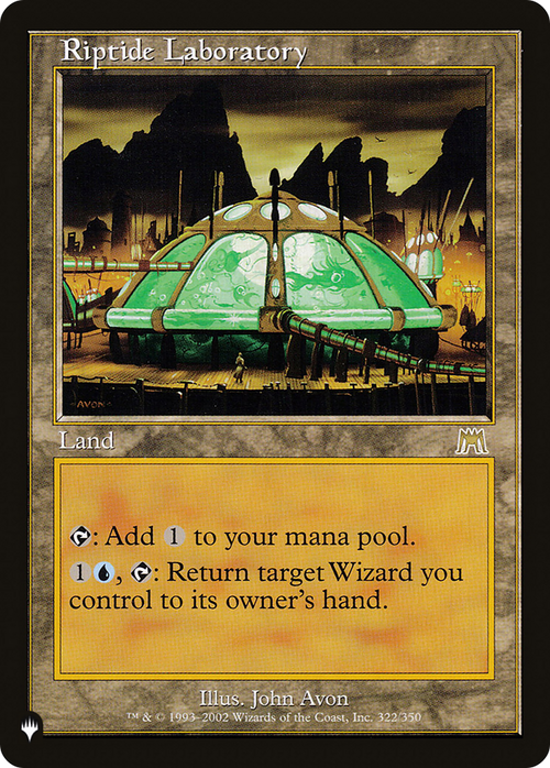 Riptide Laboratory (LIST-ONS-322) - The List