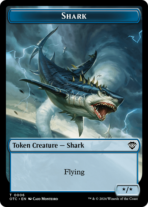 Shark (TOTC-006) - Outlaws of Thunder Junction Commander Tokens