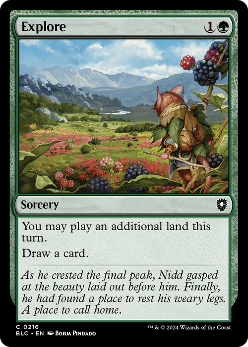 Explore (BLC-216) - Bloomburrow Commander