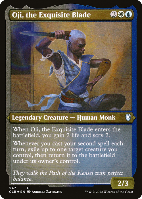 Oji, the Exquisite Blade (CLB-547) - Commander Legends: Battle for Baldur's Gate Foil