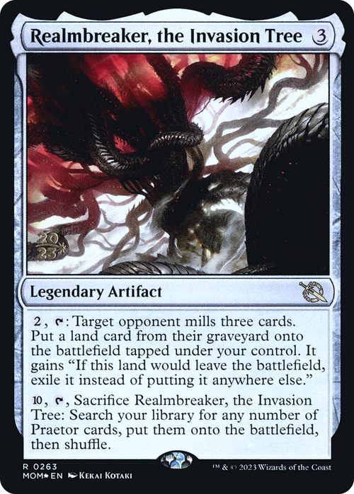 Realmbreaker, the Invasion Tree (PRE-263) - March of the Machine Promos Foil