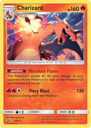 Charizard (Let's Play, Eevee!) 003/70  Deck Exclusives - Rare