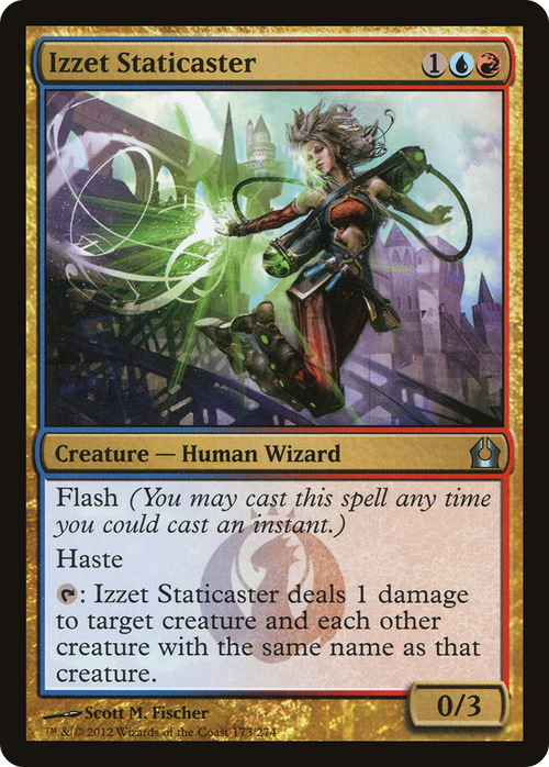 Izzet Staticaster (RTR-173) - Return to Ravnica Foil