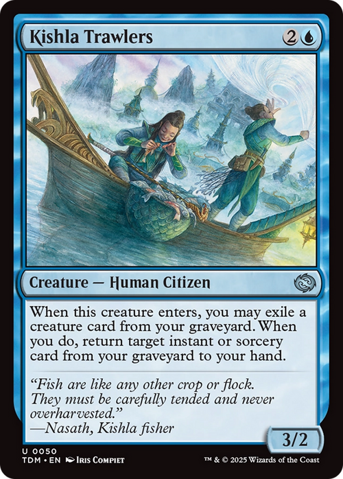 Kishla Trawlers (TDM-050) - Tarkir: Dragonstorm Foil