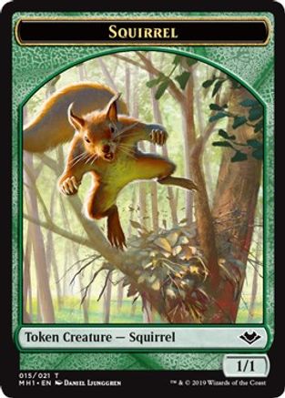 Squirrel Token (MH1-015) - Modern Horizons Foil